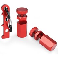 Große Schrittweite für Vierkantrahmenklemme mit Halterung und Haken - geeignet für Schnellwinkel - Vierkantanschlag (rot) von SJQKA