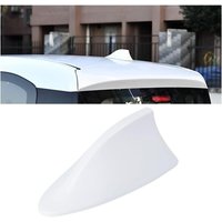 Haifischflossen-Dachantennen-Dekoration, Auto-Haifischflossen-Antennenabdeckung, Auto-Dachantennen, für die meisten Autos, Signalverbesserung (Weiß) von SJQKA