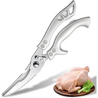 Hochleistungs-Küchenschere, professionelle Küchenschere aus Edelstahl, Mehrzweckschere für Geflügel, Hähnchen, Fisch, Fleisch, Gemüse, Kräuter, Hochleistungs-Küchenschere, professionelle Küchenschere aus Edelstahl, Mehrzweckschere für Geflügel, Hähnchen, Fisch, Fleisch, Gemüse, Kräuter, von SJQKA