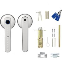 Intelligentes Fingerabdruck-Türschloss mit 2 mechanischen Schlüsseln und 2 IC-Karten, Tuya-App-Entsperrung, Weiß Intelligentes Fingerabdruck-Türschloss mit 2 mechanischen Schlüsseln und 2 IC-Karten, Tuya-App-Entsperrung, Weiß von SJQKA