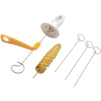 Kartoffelspiralschneider-Set mit Locher, Spiralschneider und Zinken, ideal für Grillpartys und andere Feiern Kartoffelspiralschneider-Set mit Locher, Spiralschneider und Zinken, ideal für Grillpartys und andere Feiern von SJQKA