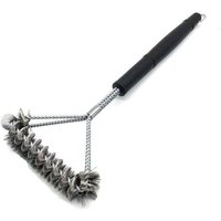 Kombinierte Grillbürste (Draht & Spirale) – Sichere und effektive Reinigungsbürste für Gas-, Porzellan- und Holzkohlegrills – Grillzubehör von SJQKA