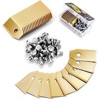 Mähroboter, 30 Universal-Ersatzklingen + 30 Schrauben, kompatibel mit allen Husqvarna Automower, Gardena und Yardforce Mährobotern. von SJQKA