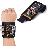 Magnetarmband mit 15 Magneten zum Halten von Schrauben, Muttern, Bolzen, Bohrern und Werkzeugen ein Geschenk für Papa, Ehemann, Schreiner und von SJQKA