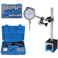 Magnetischer Halter mit Magnetfuß für Messuhr, 10 mm Messbereich mit 0,01 mm Teilung – 1 Set Magnetischer Halter mit Magnetfuß für Messuhr, 10 mm Messbereich mit 0,01 mm Teilung – 1 Set von SJQKA