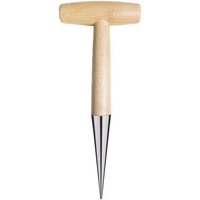 Manueller Blumentopf mit Edelstahl- und Holzgriff, Gartengerät zum Pflanzen von Samen und Blumenzwiebeln, handlicher Blumentopf zum Pflanzen von von SJQKA