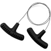 Mini-Drahtsäge aus Edelstahl, handgezogen, multifunktionales Garten- und Camping-Holzschneidgerät, Schwarz, 63 cm Mini-Drahtsäge aus Edelstahl, handgezogen, multifunktionales Garten- und Camping-Holzschneidgerät, Schwarz, 63 cm von SJQKA