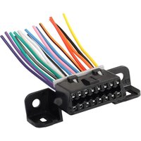 OBD2-Verlängerungskabel (16-polig, weiblich), fester OBD2-Kabelbaum, Armaturenbrettstecker, Kfz-Elektronik-Verbindungskabel, farbig für die von SJQKA