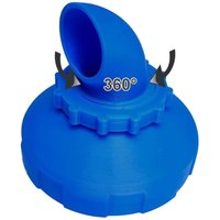 Sjqka - Pool Einlaufdüse 360° drehbar für Intex Bestway Pool Düse Auslass Ausströmer Zubehör Ø32/38(blau) von SJQKA