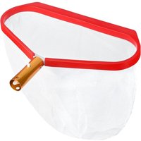 Poolnetz, 38 cm tiefes Poolnetz, feinmaschiges Poolnetz mit verstärktem Kunststoffrahmen, für Springbrunnenbecken (Rot) von SJQKA