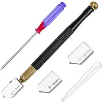 Professioneller Diamant-Glasschneider, Metalllegierung, manueller Glasschärfer für dickes Glas, Fensterschneidwerkzeuge, Spiegelfliesenschneider-Set Professioneller Diamant-Glasschneider, Metalllegierung, manueller Glasschärfer für dickes Glas, Fensterschneidwerkzeuge, Spiegelfliesenschneider-Set von SJQKA