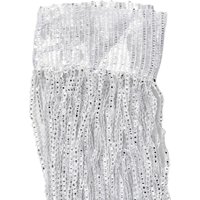 Quasten-Türvorhang, Schnur-Türvorhang, glitzernder Schnur-Türvorhang, Raumteiler, Fenstervorhang mit dekorativem Quasten-Raumteiler, geeignet für von SJQKA