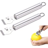 Runde Zitronenreibe aus Edelstahl, praktisch und benutzerfreundlich, aus robustem und langlebigem Material, ideal zum Schälen von Zitronen und Runde Zitronenreibe aus Edelstahl, praktisch und benutzerfreundlich, aus robustem und langlebigem Material, ideal zum Schälen von Zitronen und von SJQKA