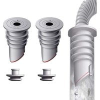 Schlauchdichtung für Waschmaschinen, 2 Stück 35–40 mm grauer Geruchsverschlussstopfen für Waschmaschinenabflüsse, Geruchsverschluss für von SJQKA