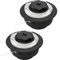 Schneidkopf C6-2 für STIHL, Schneidkopf mit automatischer Schneidspitze - Zweifaden-Schneidkopf - Nylonspule für Benzinrasenmäher von SJQKA