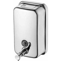 Seifenspender, manueller, wandmontierter Seifenspender aus Edelstahl, gewerblicher Seifenspender, geeignet für Badezimmer, Küchen, Hotels und Seifenspender, manueller, wandmontierter Seifenspender aus Edelstahl, gewerblicher Seifenspender, geeignet für Badezimmer, Küchen, Hotels und von SJQKA