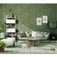 Selbstklebende Tapete mit Blumen, Blättern und Blumen, 44 cm x 300 cm, PVC-Vinyl-Wandpapier, Aufkleber, Dekoration, moderne Möbelfolie Selbstklebende Tapete mit Blumen, Blättern und Blumen, 44 cm x 300 cm, PVC-Vinyl-Wandpapier, Aufkleber, Dekoration, moderne Möbelfolie von SJQKA
