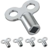 Set mit 5 Entlüftungsschlüsseln für Heizkörper – Robuste Entlüftungsschlüssel aus Aluminium – Entlüftungsschlüssel für mehrere Heizkörper – Einfach von SJQKA