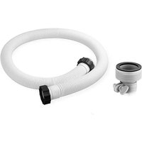 Sjqka - 1,5 x 59 Zoll Poolschläuche für Intex oberirdische Pools, Ersatzschlauch-Set für Poolpumpen, Poolschlauch-Filterpumpen-Schlauchzubehör mit 1 von SJQKA