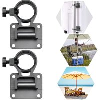 Sjqka - 2er-Pack Schirmständer aus Aluminiumlegierung für den Balkon, Angelbox, fester, faltbarer Schirmhalter, geeignet für Angelboxen und Sjqka - 2er-Pack Schirmständer aus Aluminiumlegierung für den Balkon, Angelbox, fester, faltbarer Schirmhalter, geeignet für Angelboxen und von SJQKA