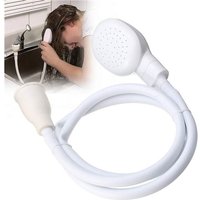 Sjqka - Badewanne, Waschbecken, Handbrause, Haustier-Druckmischer, Duschkopf, 1,3 m, Gummidichtung (weiß) von SJQKA