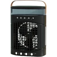 Sjqka - Energiesparender Tischventilator mit Nachtlicht, tragbarer oszillierender Tischventilator Sjqka - Energiesparender Tischventilator mit Nachtlicht, tragbarer oszillierender Tischventilator von SJQKA