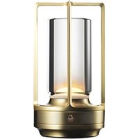 Kreative LED-Touch-Tischlampe, einfache und moderne dekorative Tischlampe, tragbare Nachttisch-Atmosphärenlampe geeignet für Restaurant, von SJQKA