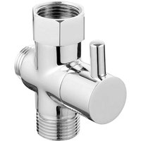 Sjqka - Massives Messing 3-Wege-Ventil G1/2' Handbrause Duschkomponenten Universalanschluss Sjqka - Massives Messing 3-Wege-Ventil G1/2' Handbrause Duschkomponenten Universalanschluss von SJQKA