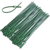 Sjqka - Pflanzenbinder, verstellbar, 230 mm, wiederverwendbar, Kunststoff, für grüne Sträucher, Gartenarbeit, Heimwerken, Büro, 90 Stück Sjqka - Pflanzenbinder, verstellbar, 230 mm, wiederverwendbar, Kunststoff, für grüne Sträucher, Gartenarbeit, Heimwerken, Büro, 90 Stück von SJQKA