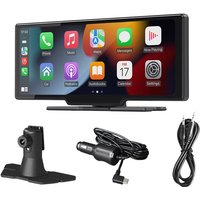 Tragbares 10,26-Zoll-Autoradio mit A-pple Carplay Wireless Android Auto, 7-32-V-Touchscreen, Sprachassistent/Bluetooth/FM-Transmitter/AUX/TF-Karte von SJQKA