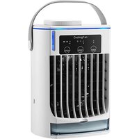 Sjqka - USB-C-Mini-Tischventilator mit Luftbefeuchter und Nebelmaschine, leise und tragbar, für Zuhause und das Büro von SJQKA