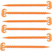 Strandanker, 28 cm, zur Befestigung von Tieren, Zelten, Markisen, Stranddecken usw. an Stränden und auf Rasenflächen, 10 Stück von SJQKA