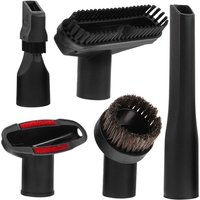 5-teiliges Staubsauger-Aufsatzset, Staubsaugeradapter, Bürste, Staubsaugerdüse, kleine Staubsaugerdüse, Zubehör für Zentralstaubsauger, 5-teiliges Staubsauger-Aufsatzset, Staubsaugeradapter, Bürste, Staubsaugerdüse, kleine Staubsaugerdüse, Zubehör für Zentralstaubsauger, von SJQKA