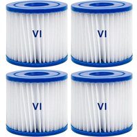 Sjqka - stücke Pool Reinigung Filter Patrone für bestway vi Kompatibel mit La yz-spa Filter Elemente von SJQKA