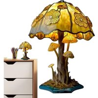 Tischleuchte aus farbigem Glas in Tierform, bunte Retro-Nachttischlampe, Nachtlicht aus Kunstharz, dekorative Tischleuchte für Schlafzimmer, von SJQKA