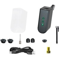 Sjqka - Tragbare Mini-Fahrradpumpe, Fahrradreifenpumpe mit automatischer Abschaltung, wiederaufladbarer 630-mAh-Typ-C-Akku von SJQKA
