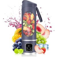 Tragbarer persönlicher elektrischer USB-Entsafter, 500 ml Mini-Mixer, Handmixer für Milchshakes und Smoothies, 12 Klingen, ideal zum Mixen, klein, Tragbarer persönlicher elektrischer USB-Entsafter, 500 ml Mini-Mixer, Handmixer für Milchshakes und Smoothies, 12 Klingen, ideal zum Mixen, klein, von SJQKA