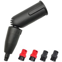 Turbinendüsen-Set, 1 Dampfturbinenbürste, 4 verschiedene Bürsten, Dampfreiniger-Zubehör, passend für Kärcher Turbinendüsen-Set, 1 Dampfturbinenbürste, 4 verschiedene Bürsten, Dampfreiniger-Zubehör, passend für Kärcher von SJQKA