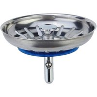 Universal Spüle 80mm - Siebkorb Ablaufstopfen Edelstahl Spülbeckenstöpsel Spülbeckensieb - Siebstöpsel Ablauf Küchenspüle Abflussstopfen Küchenspüle von SJQKA