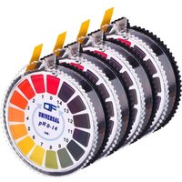 Universelles pH-Testpapier, pH-Teststreifenrolle, pH-Messbereich 0-14, 5 m/Rolle (4) von SJQKA