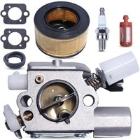 Vergaser, Luftfilter, Kraftstoffleitung, Zündkerze für Stihl MS231 MS251 MS231C MS251C MS241 MS241C Kettensäge, Ersatz 1143 120 0611 1143 120 0617 von SJQKA