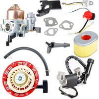 Vergaser für Rasenmähermotor, Vergaser-Kit mit Dichtung für Honda GX140 GX160 GX168 GX200 Rasenmäher 5 PS 5,5 PS 6,5 PS Vergaser für Rasenmähermotor, Vergaser-Kit mit Dichtung für Honda GX140 GX160 GX168 GX200 Rasenmäher 5 PS 5,5 PS 6,5 PS von SJQKA