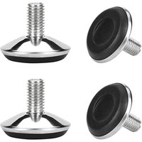 Verstellbare Nivellierfüße, Möbelschutz, für Stühle, Tische, Schränke, 4er-Pack, 50 mm Durchmesser von SJQKA
