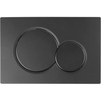 WC-Betätigungsplatte mit Spülhebelset und Montagerahmen, WC-Betätigungsplatte kompatibel mit Geberit Sigma Wandschrank mit Geberit Sigma01 UP300, von SJQKA