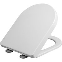 WC-Sitz, WC-Sitz mit Absenkautomatik, Universal-WC-Sitz, weiß von SJQKA