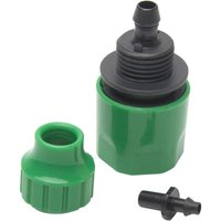 Set mit 2 Schnellkupplungen für 4/7-mm- und 8/11-mm-Gartenschläuche, Gartenschlauch und Düse von SJQKA