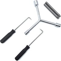 Waschmaschinen-Demontageset, 5-teilig: Federverlängerungswerkzeuge für Innen- und Außentrommel, Federklammern, Ausbauschlüssel, Wartungswerkzeuge Waschmaschinen-Demontageset, 5-teilig: Federverlängerungswerkzeuge für Innen- und Außentrommel, Federklammern, Ausbauschlüssel, Wartungswerkzeuge von SJQKA