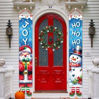 Weihnachtsbanner "Weihnachtspaare verboten", exquisite Hängedekoration für den Innen- und Außenbereich, geeignet für Wände, Türen, Möbel, von SJQKA