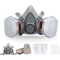 Wiederverwendbare Halbgesichtsbedeckung – 6200 Halb-Atemschutzmaske zum Malen, Staub und Formaldehyd, Schleifen, Polieren, Sprühen, Staub, Chemikalien Wiederverwendbare Halbgesichtsbedeckung – 6200 Halb-Atemschutzmaske zum Malen, Staub und Formaldehyd, Schleifen, Polieren, Sprühen, Staub, Chemikalien von SJQKA