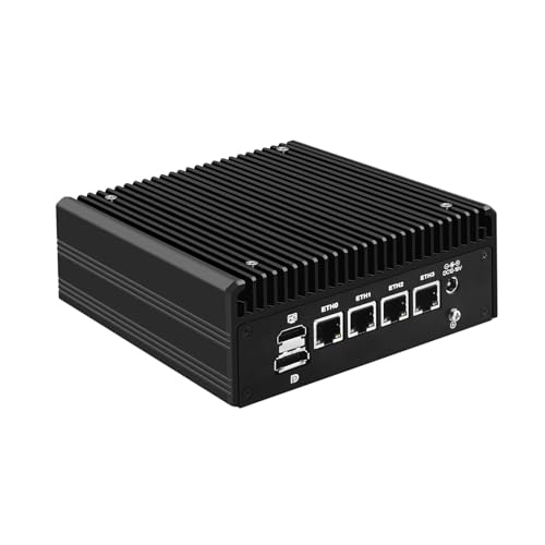 SJRC AMD Ryzen 5 5500U Lüfterlos Mini PC 4X 2.5G i226-V LAN, 6-Kern Desktop Radeon Grafik, 3X 4K Ausgänge HD/DP/USB C, Micro PC Win 11 Pro, 32GB DDR4 RAM 1TB SSD für Home Office SJRC AMD Ryzen 5 5500U Lüfterlos Mini PC 4X 2.5G i226-V LAN, 6-Kern Desktop Radeon Grafik, 3X 4K Ausgänge HD/DP/USB C, Micro PC Win 11 Pro, 32GB DDR4 RAM 1TB SSD für Home Office von SJRC